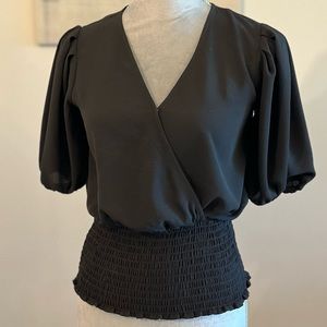 ❗️DONATED 1. state v neck smocked blouse top XS